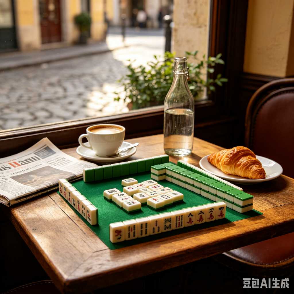 mahjong set for home entertainment