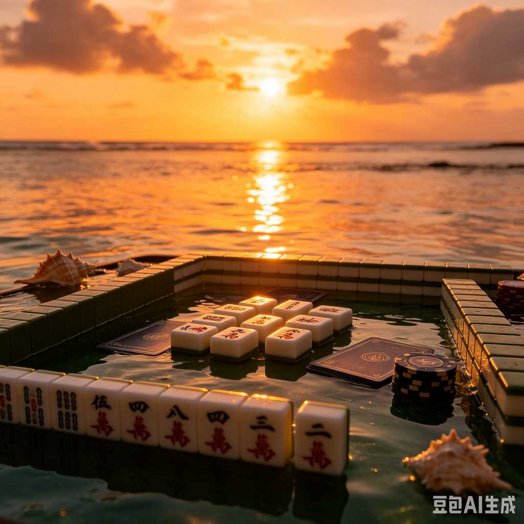 trendy color mahjong set